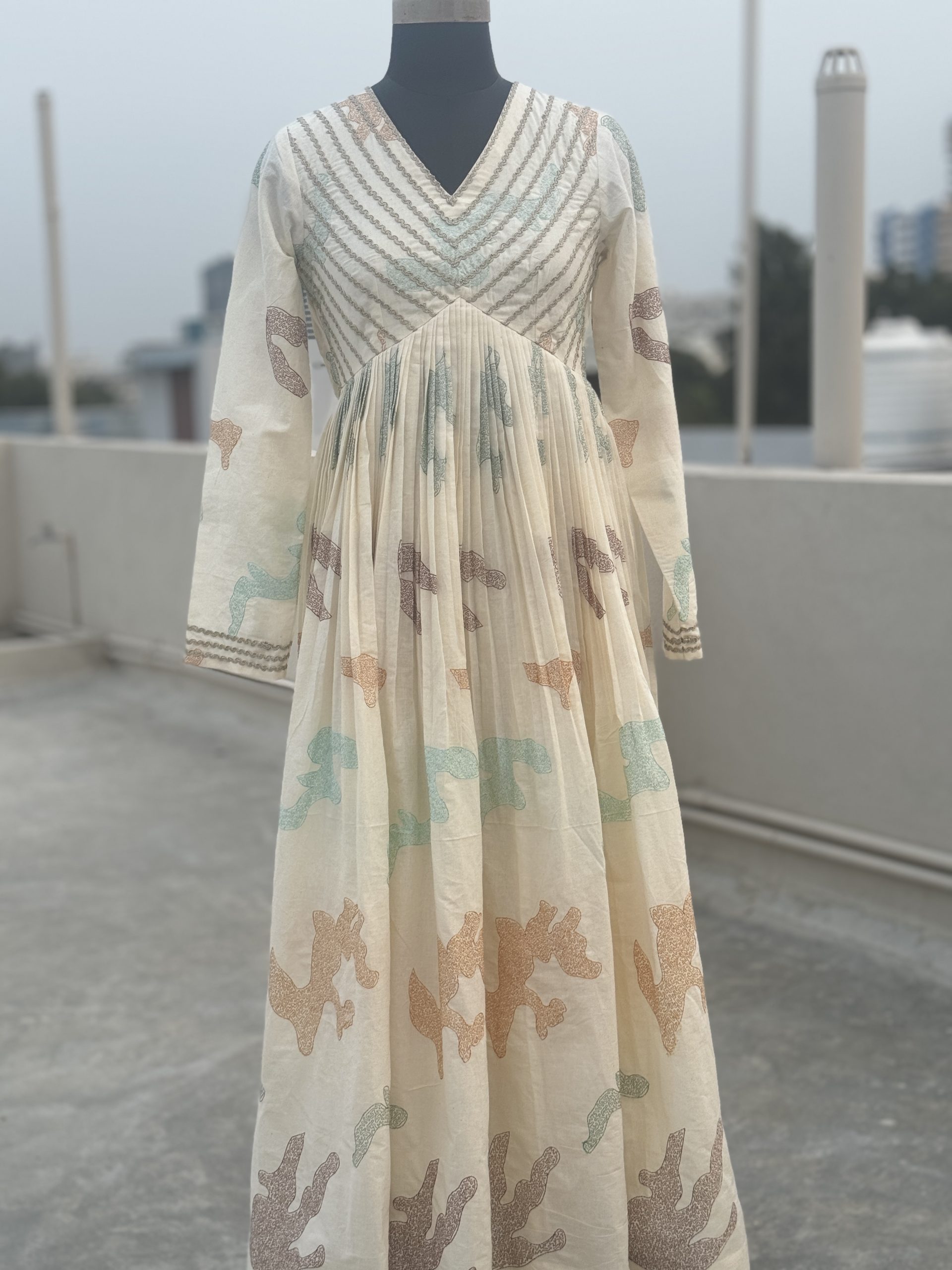 Off White Khadi Gown Off White Khadi Gown