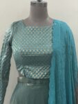 Silk Sea Green Lehenga
