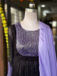 Violet and Chocolate Salwar