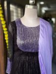 Violet and Chocolate Salwar
